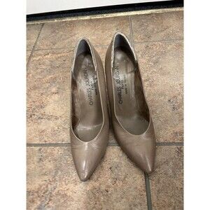 Charles Jourdan gray heels Approximately Size 5 Made In France